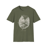 Surreal Combat Archery Shirt, Bow to River Bend Illusion Art Tee, Archery Gift, Archer Tee, Combat Archery Gift