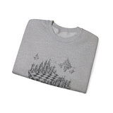Surreal Chess Sweatshirt, Chessboard in the Clouds Illusion Art Crewneck, Chess Player Gift, Board Game Tee