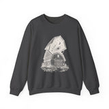 Surreal Farmer Sweatshirt, Starry Barn Illusion Art Crewneck, Farmer Gift, Farm Tee, Vintage Engraving Tee
