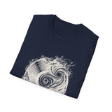 Surreal Music Shirt, Vinyl Galaxy Illusion Art Tee, Musician Gift, Piano Guitar Tee