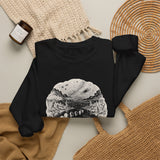Surreal Celestial Sweatshirt, Moon Stepping Stones Illusion Art Crewneck, Moon Phase Tee, Mystical Witchy Gift