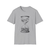 Surreal Travel Shirt, Hourglass Desert Ocean Illusion Art Tee, Adventure Gift, Wanderlust Tee