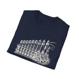 Surreal Phlebotomist Shirt, Tubes to Lighthouses Illusion Art Tee, Phlebotomy Gift, Lab Week Tee