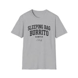 Sleeping Bag Burrito Shirt, Funny Camper Shirt, Camper Gift, Camping Tee, Outdoor Lover Gift