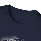 Surreal Ocean Shirt, Jellyfish Rain Illusion Art Tee, Whale Sea Life Tee, Beach Lover Gift