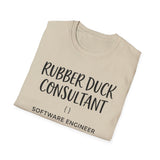 Rubber Duck Consultant Shirt, Funny Software Engineer Shirt, Programmer Gift, Software Developer Tee, Coder Gift