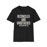 Reconciled and Unbothered Shirt, Funny Accountant Shirt, Accountant Gift, CPA Tee, Tax Season Gift