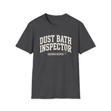 Dust Bath Inspector Shirt, Funny Chicken Keeper Shirt, Chicken Lover Gift, Backyard Chicken Tee, Homestead Gift