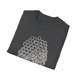 Surreal Beekeeper Shirt, Honeycomb to City Illusion Art Tee, Beekeeping Gift, Beekeeper Tee, Honey Lover Gift