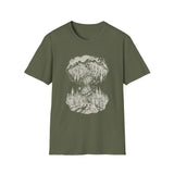 Surreal Space Shirt, Sky City Illusion Art Tee, Astronomy Tee, Space Lover Gift
