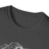 Surreal Bookish Shirt, Storm in a Teacup Illusion Art Tee, Book Lover Gift, Reader Tee, Dark Academia Shirt