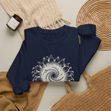 Surreal Garden Sweatshirt, Sunflower Galaxy Illusion Art Crewneck, Gardener Gift, Botanical Plant Tee
