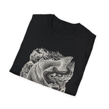 Surreal Forest Shirt, River Fish Illusion Art Tee, Wildlife Nature Tee, Outdoor Lover Gift