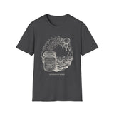Surreal Sourdough Shirt, Starter to Balloons Illusion Art Tee, Sourdough Starter Gift, Bread Baker Tee