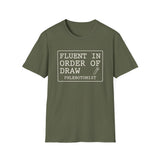 Fluent in Order of Draw Shirt, Funny Phlebotomist Shirt, Phlebotomy Gift, Lab Tech Tee, Lab Week Gift