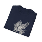 Surreal Runner Shirt, Shoes to Wings Illusion Art Tee, Runner Gift, Running Tee, Marathon Gift