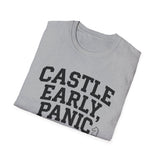 Castle Early, Panic Later Shirt, Funny Chess Club Shirt, Chess Player Gift, Chess Tee, Chess Lover Gift