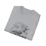 Surreal Ocean Shirt, Sky Whale Illusion Art Tee, Whale Sea Life Tee, Beach Lover Gift