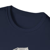 Surreal Farmer Shirt, Starry Barn Illusion Art Tee, Farmer Gift, Farm Tee, Vintage Engraving Tee