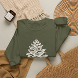 Surreal Christmas Sweatshirt, Pinecone House Illusion Art Crewneck, Christmas Gift, Winter Holiday Sweater