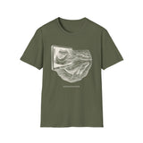 Surreal Sonographer Shirt, Ultrasound to Whale Illusion Art Tee, Sonographer Gift, Ultrasound Tech Tee, Sonography Gift