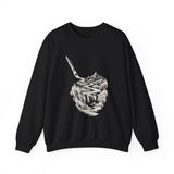 Surreal Artist Sweatshirt, Paintbrush River Illusion Art Crewneck, Artist Gift, Painter Tee, Vintage Engraving Tee