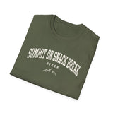 Summit or Snack Break Shirt, Funny Hiker Shirt, Hiker Gift, Hiking Tee, Outdoor Lover Gift