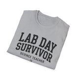 Lab Day Survivor Shirt, Funny Science Teacher Shirt, Science Teacher Gift, Teacher Tee, Back to School Gift
