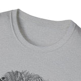 Surreal Cat Shirt, Shadow Tiger Illusion Art Tee, Cat Lover Gift, Vintage Engraving Cat Tee