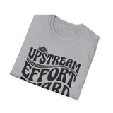 Upstream Effort Award Shirt, Funny Paddler Shirt, Kayaker Gift, Paddling Tee, Lake Life Gift