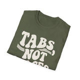 Tabs, Not Spaces Shirt, Funny Software Engineer Shirt, Programmer Gift, Software Developer Tee, Coder Gift
