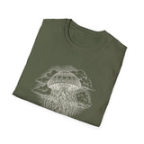 Surreal Ocean Shirt, Jellyfish Rain Illusion Art Tee, Whale Sea Life Tee, Beach Lover Gift