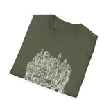 Surreal Chess Club Shirt, Chessboard to City Illusion Art Tee, Chess Player Gift, Chess Tee, Chess Lover Gift
