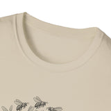 Surreal Beekeeper Shirt, Bees to Flowers Illusion Art Tee, Beekeeping Gift, Beekeeper Tee, Honey Lover Gift