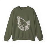 Surreal Fantasy Sweatshirt, Hands Bridge Illusion Art Crewneck, Whimsical Dreamer Tee, Fantasy Lover Gift