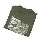 Surreal Sonographer Shirt, Ultrasound to Whale Illusion Art Tee, Sonographer Gift, Ultrasound Tech Tee, Sonography Gift