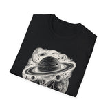 Surreal Space Shirt, Saturn Balloon Illusion Art Tee, Astronomy Tee, Space Lover Gift
