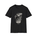 Surreal Birder Shirt, Heron to Reeds Illusion Art Tee, Bird Watcher Gift, Birdwatching Tee, Birder Gift