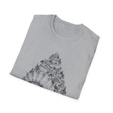 Surreal Ocean Shirt, Seashell City Illusion Art Tee, Sailing Tee, Ocean Lover Gift