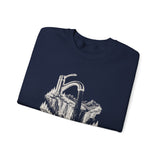Surreal Mountain Sweatshirt, Faucet Waterfall Illusion Art Crewneck, Hiking Tee, Outdoor Lover Gift