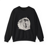 Surreal Photographer Sweatshirt, Camera Lens Waterfall Illusion Art Crewneck, Photographer Gift, Camera Tee, Vintage Engraving Tee