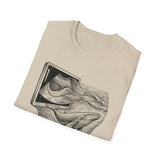 Surreal Sonographer Shirt, Ultrasound to Whale Illusion Art Tee, Sonographer Gift, Ultrasound Tech Tee, Sonography Gift