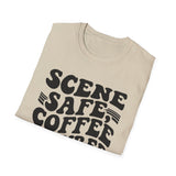 Scene Safe, Coffee Secured Shirt, Funny EMT Shirt, EMT Gift, Paramedic Tee, First Responder Gift
