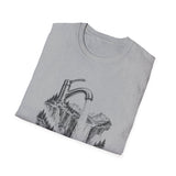 Surreal Mountain Shirt, Faucet Waterfall Illusion Art Tee, Hiking Tee, Outdoor Lover Gift