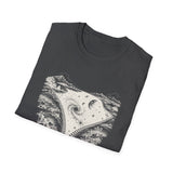 Surreal Space Shirt, Zipper Galaxy Illusion Art Tee, Astronomy Tee, Space Lover Gift