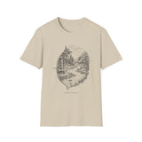 Surreal Combat Archery Shirt, Bow to River Bend Illusion Art Tee, Archery Gift, Archer Tee, Combat Archery Gift