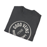 Good Veins Make Me Happy Shirt, Funny Phlebotomist Shirt, Phlebotomy Gift, Lab Tech Tee, Lab Week Gift