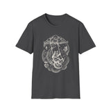 Surreal Celestial Shirt, Moon Swing Fox Illusion Art Tee, Moon Phase Tee, Mystical Witchy Gift