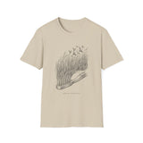 Surreal Dental Hygienist Shirt, Toothbrush to Meadow Illusion Art Tee, RDH Gift, Dental Hygiene Tee