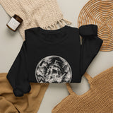 Surreal Ocean Sweatshirt, Ship in a Light Bulb Illusion Art Crewneck, Sailing Tee, Ocean Lover Gift